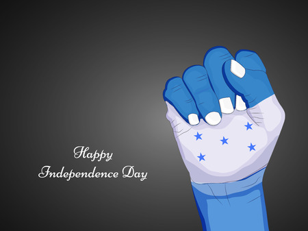 illustration of elements of Honduras Independence Day backgroundのイラスト素材