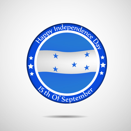 illustration of elements of Honduras Independence Day backgroundのイラスト素材