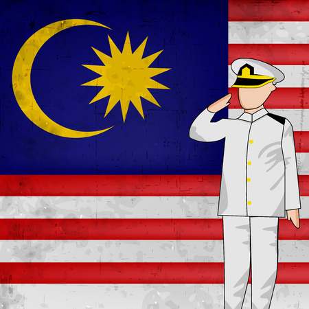illustration of elements of Malaysia Day Backgroundのイラスト素材