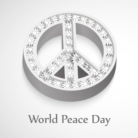 World peace day illustration.のイラスト素材