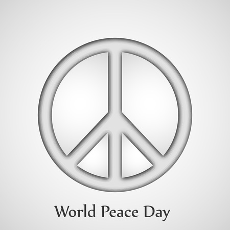 illustration of elements of International Peace Day Backgroundのイラスト素材