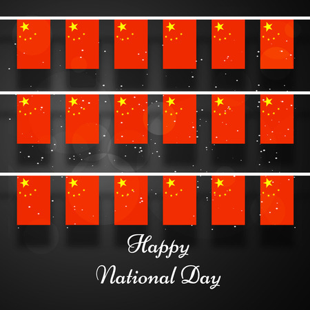 China National Day vector illustration.のイラスト素材