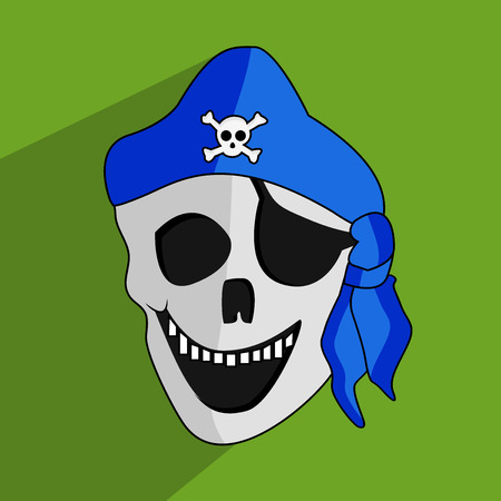 illustration of elements of Halloween backgroundのイラスト素材