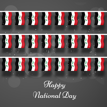 Illustration of elements of Iraq National Day Backgroundのイラスト素材