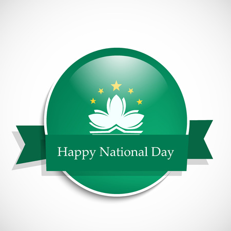 illustration of elements of Macau National Day Backgroundのイラスト素材