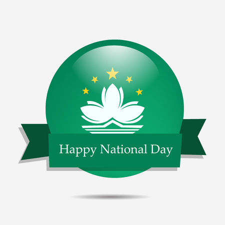 illustration of elements of Macau National Day Backgroundのイラスト素材