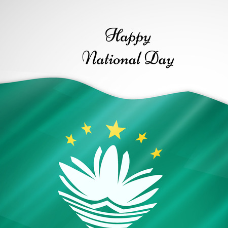 illustration of elements of Macau National Day Backgroundのイラスト素材