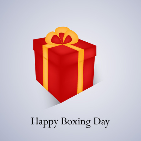 illustration of elements of Boxing Day Backgroundのイラスト素材