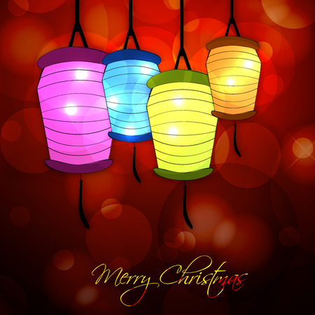 Christmas greeting card design.のイラスト素材