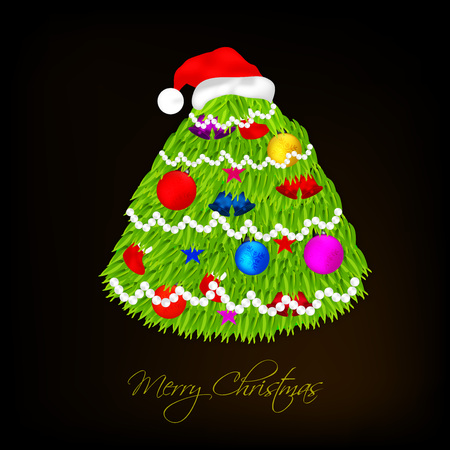 Christmas greeting card design.のイラスト素材