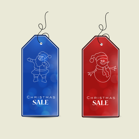 Illustration of elements of Christmas Backgroundのイラスト素材