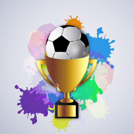 Illustration of elements for the sport footballのイラスト素材