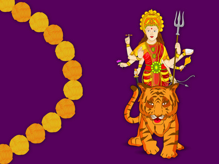 Illustrations of elements for the festival of Navratraのイラスト素材