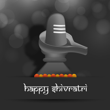 illustration of hindu festival Shivratri backgroundのイラスト素材