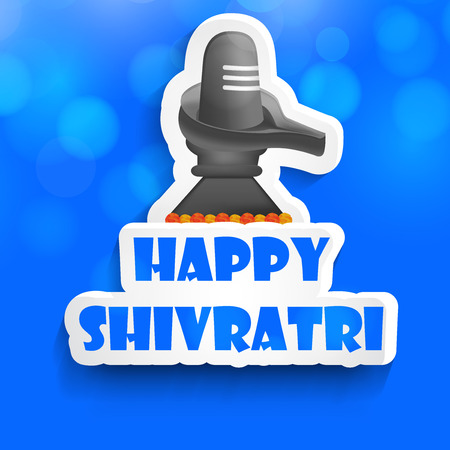 illustration of hindu festival Shivratri backgroundのイラスト素材