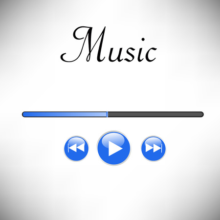 Illustration of elements for Musicのイラスト素材