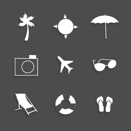 Summer season backgroundのイラスト素材