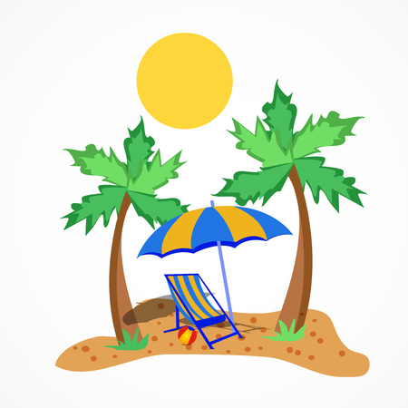 Summer season background.のイラスト素材