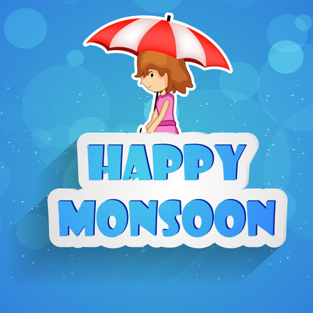 Monsoon Season backgroundのイラスト素材