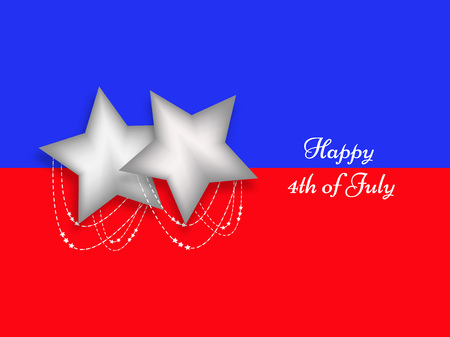 U.S.A Independence day backgroundのイラスト素材