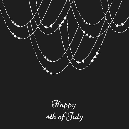 U.S.A Independence day backgroundのイラスト素材