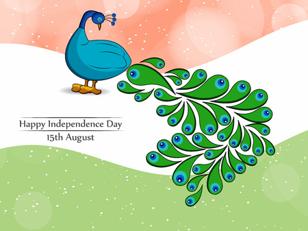 India Independence Day backgroundのイラスト素材