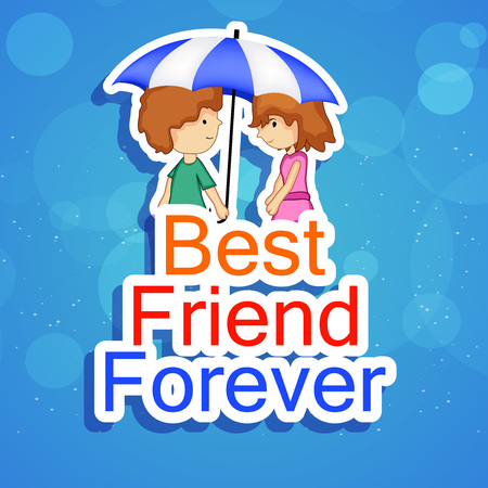 Friendship Day backgroundのイラスト素材