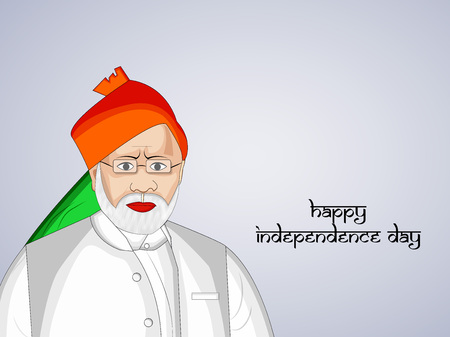 India Independence Day backgroundのイラスト素材