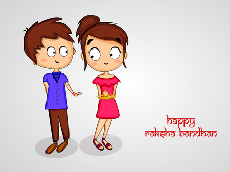 illustration of Hindu Festival Raksha Bandhan Backgroundのイラスト素材