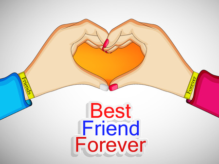 Friendship day backgroundのイラスト素材