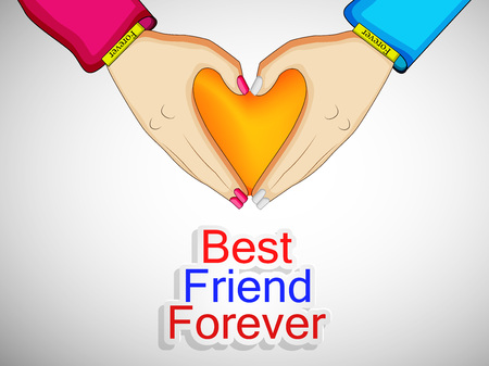 Friendship day backgroundのイラスト素材