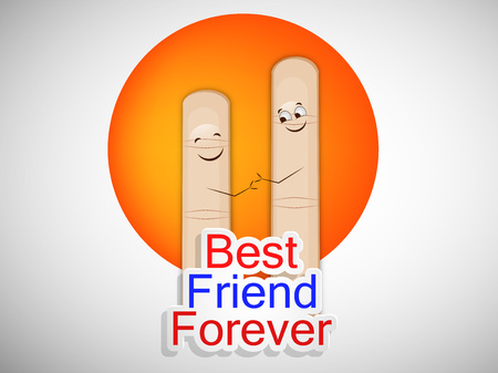 Friendship day backgroundのイラスト素材