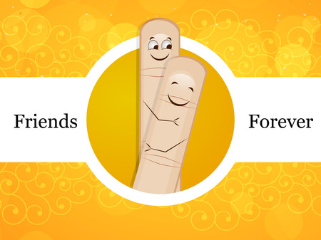 Friendship day backgroundのイラスト素材