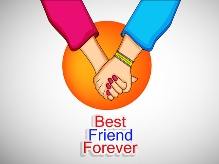 Friendship day backgroundのイラスト素材