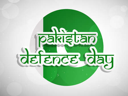 illustration of elements of Pakistan Defence Day Backgroundのイラスト素材