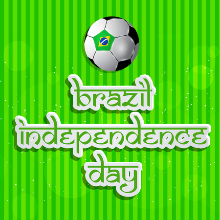 illustration of elements of Brazil Independence Day Backgroundのイラスト素材
