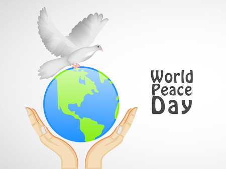 World peace day illustration.のイラスト素材
