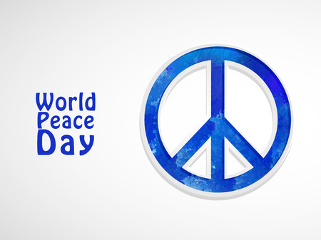 World peace day illustration.のイラスト素材