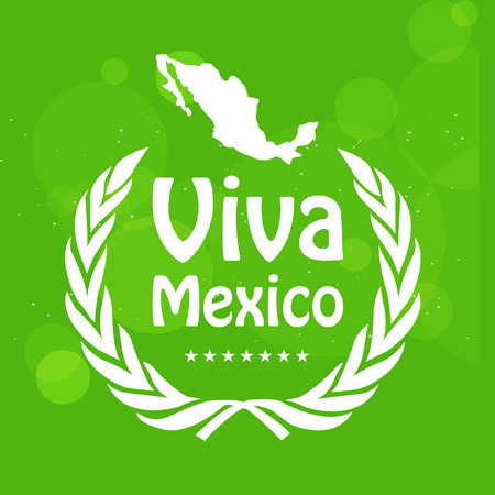 Illustration of elements of Mexico Independence Day Backgroundのイラスト素材