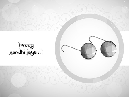 Happy Gandhi Jayanti banner.のイラスト素材