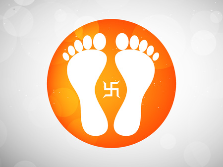 illustration of elements of hindu festival Diwali backgroundのイラスト素材