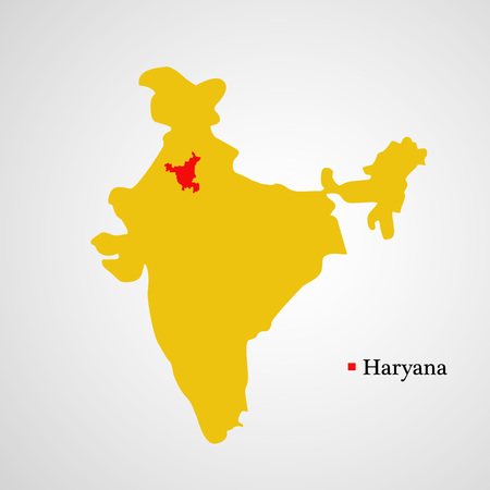 Illustration of Indian state Haryana Divas backgroundのイラスト素材