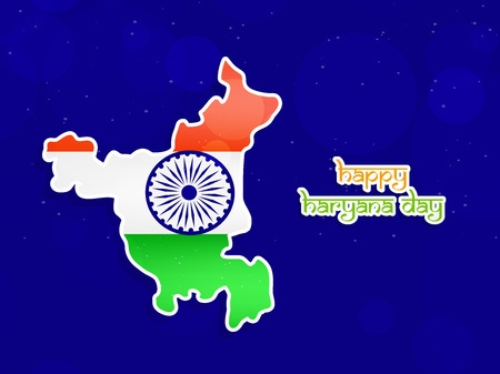 Illustration of Indian state Haryana Divas backgroundのイラスト素材