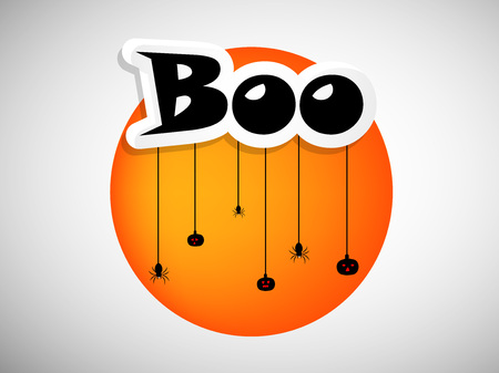 illustration of elements of Halloween Backgroundのイラスト素材