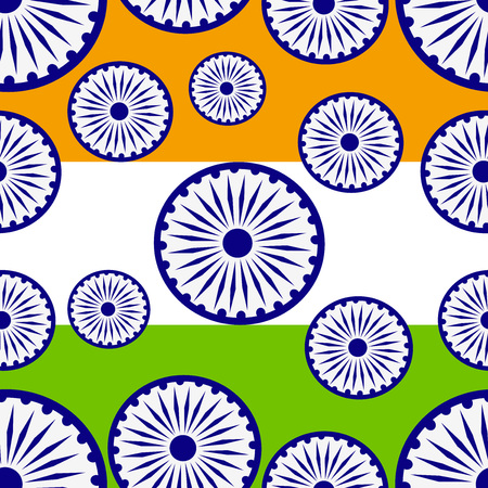 Illustration of Indian Republic Day background.のイラスト素材