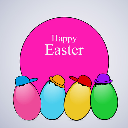 Illustration of Easter backgroundのイラスト素材