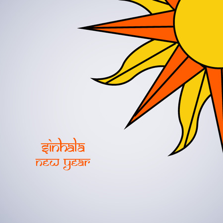 Illustration of Sri Lanka New Year background.のイラスト素材