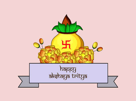 illustration of Indian State kerala Hindu festival Vishu Backgroundのイラスト素材