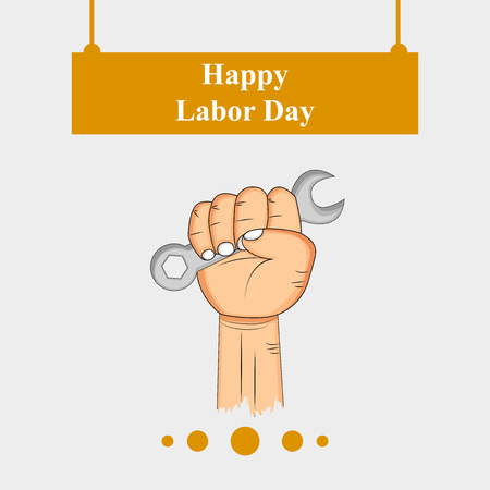 Illustration of International Worker's Day backgroundのイラスト素材