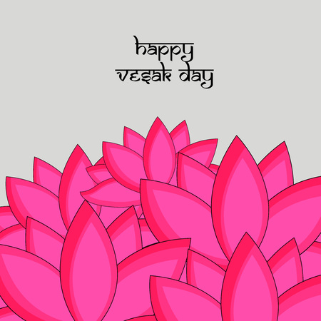 Illustration of background for Hindu Buddhism festival Buddha Purnimaのイラスト素材